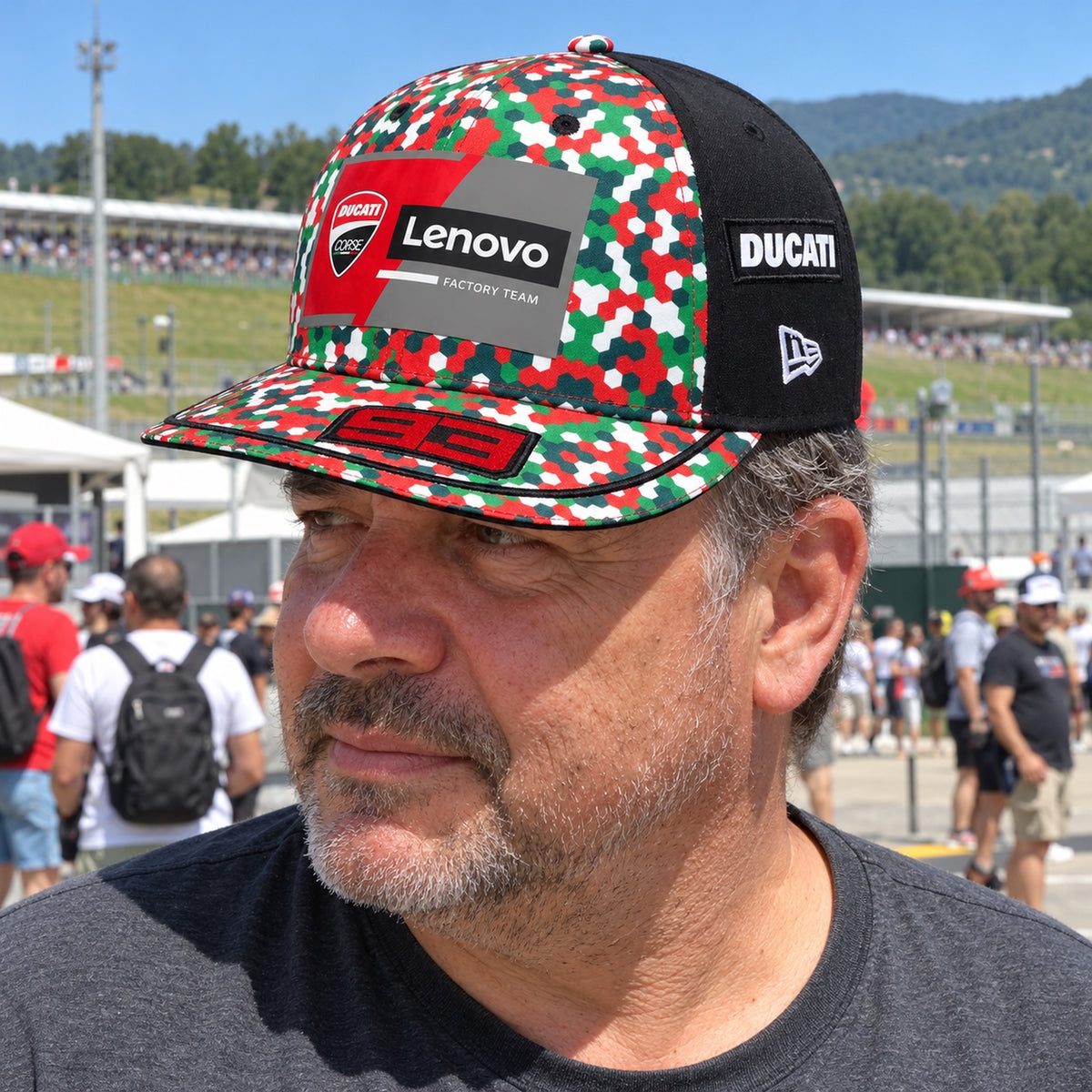 Ducati Lenovo Team Marc Marquez #93 Cap – Mugello Edition 2026 – ilustrační foto (AI)