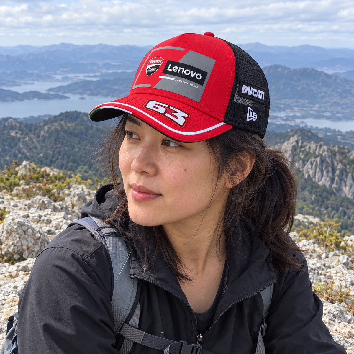 Ducati Lenovo Team Pecco Bagnaia #63 Cap 2026 – Red – ilustrační foto 2 (AI)
