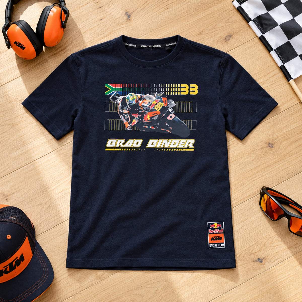 Koszulka dziecięca KTM Red Bull Racing #33 Binder – 152 cm – zdjęcie poglądowe (AI)