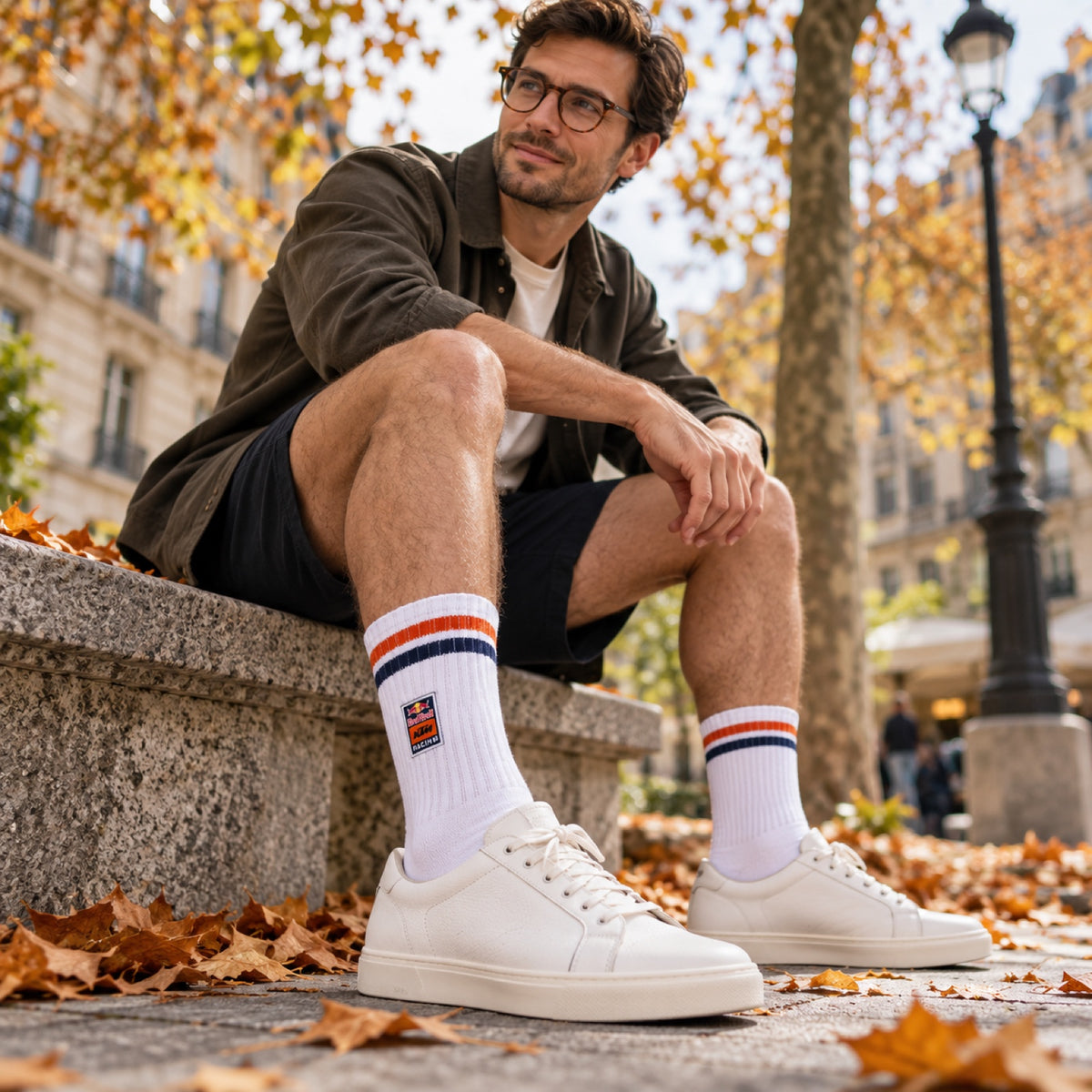 KTM Red Bull Racing GRID Sports Socks – White – illustrative photo (AI)