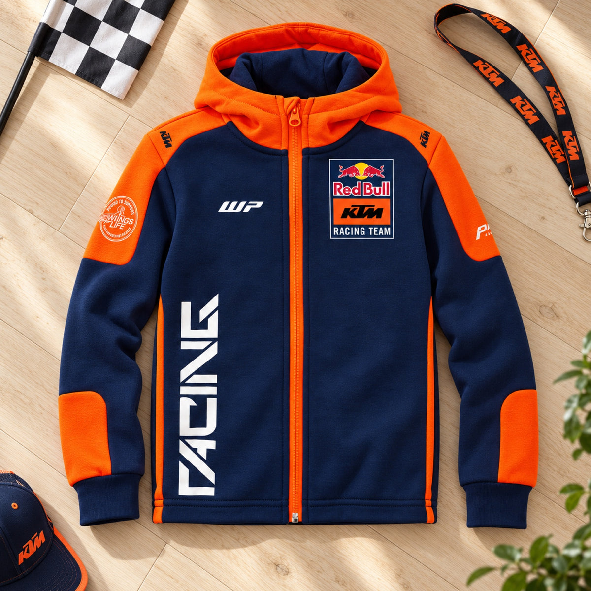 Dziecięca kurtka zespołowa KTM Red Bull Racing – 152 cm – zdjęcie poglądowe (AI)