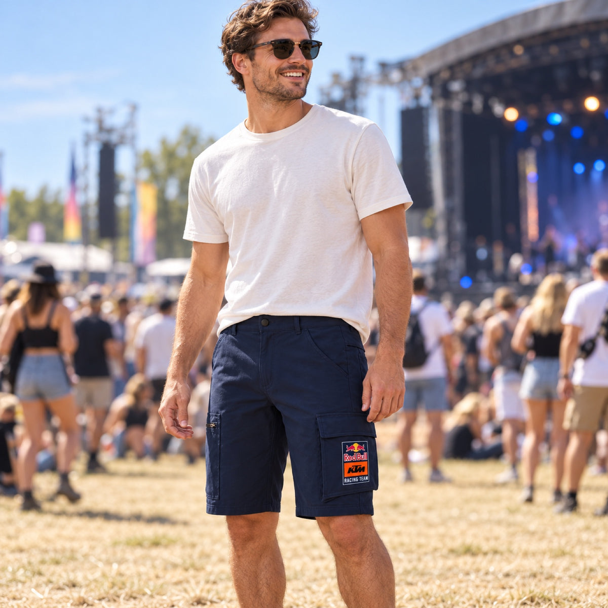 KTM Red Bull Racing Team Shorts – illustrative photo (AI)