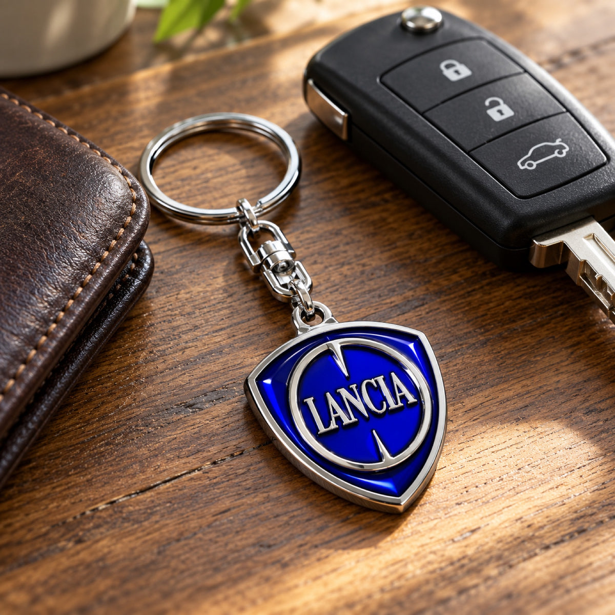 Brelok Lancia – zdjęcie poglądowe (AI)