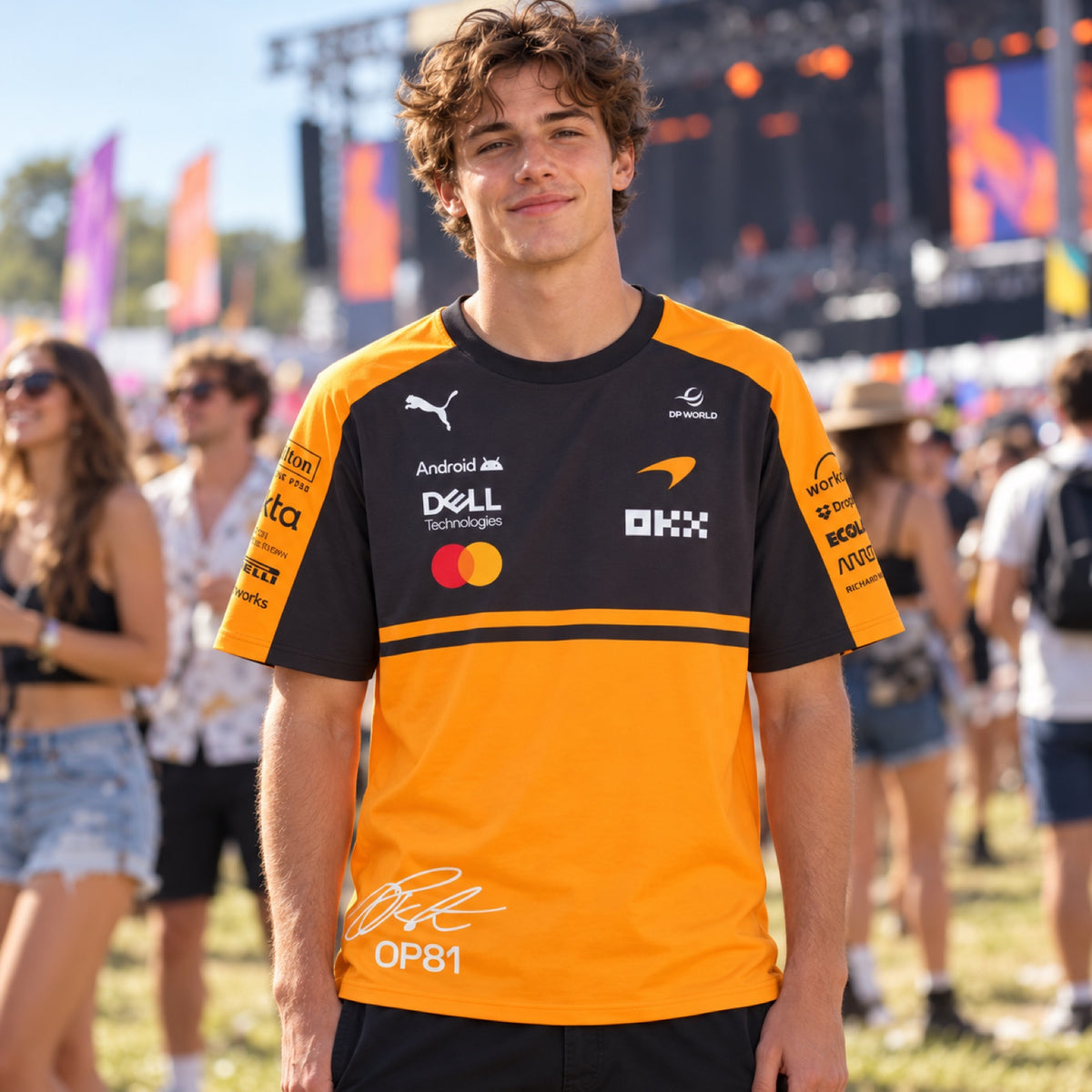 Oscar Piastri #81 McLaren F1 x Puma T-Shirt – Team Edition – illustrative photo (AI)