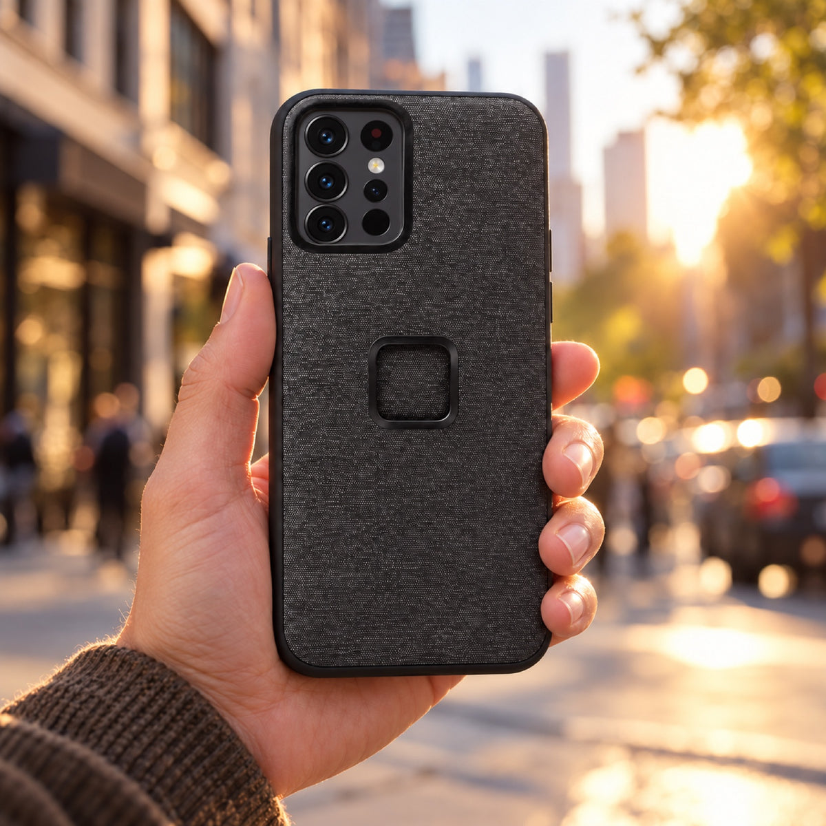Peak Design Everyday Case Samsung Galaxy S21 Ultra – Charcoal – zdjęcie poglądowe (AI)