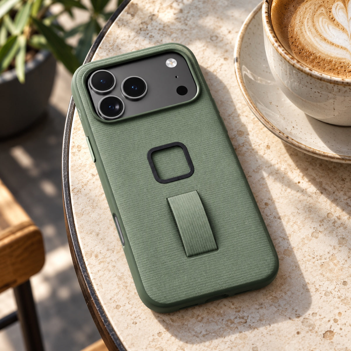Peak Design Everyday Loop Case Slimlink iPhone 18 Pro Max – Sage – zdjęcie poglądowe (AI)