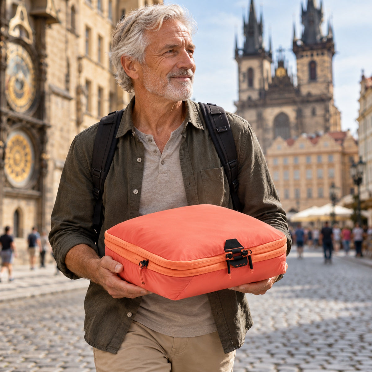 Peak Design Packing Cube Medium v2 – Ibis – zdjęcie poglądowe (AI)