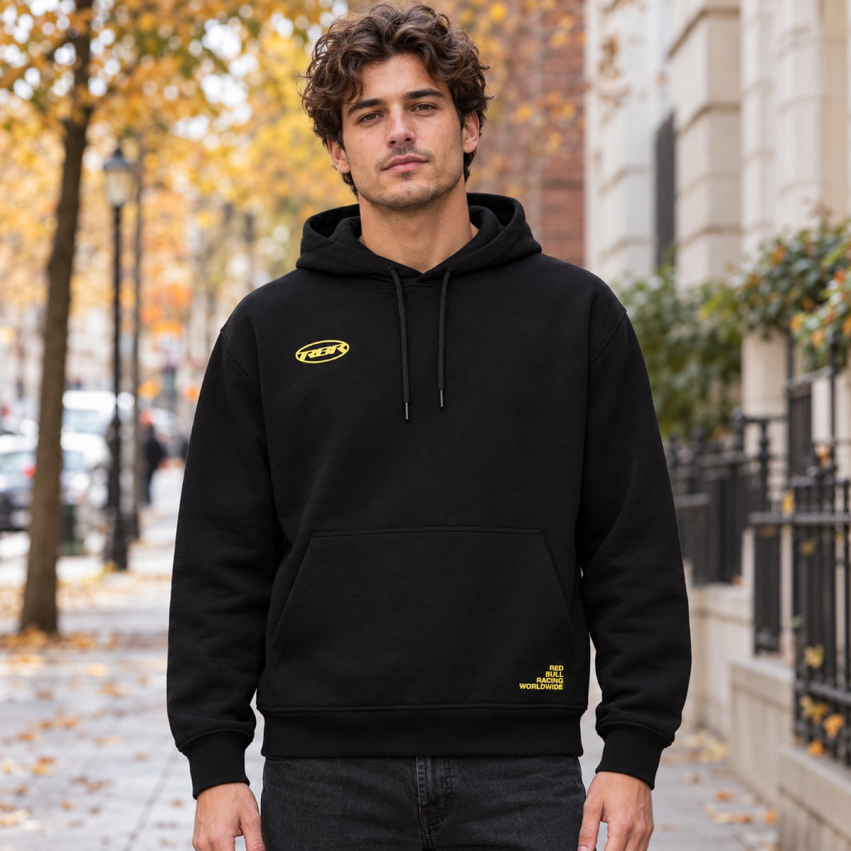 Pepe Jeans x Red Bull Racing Worldwide Hoodie – Black – illustrative photo (AI)