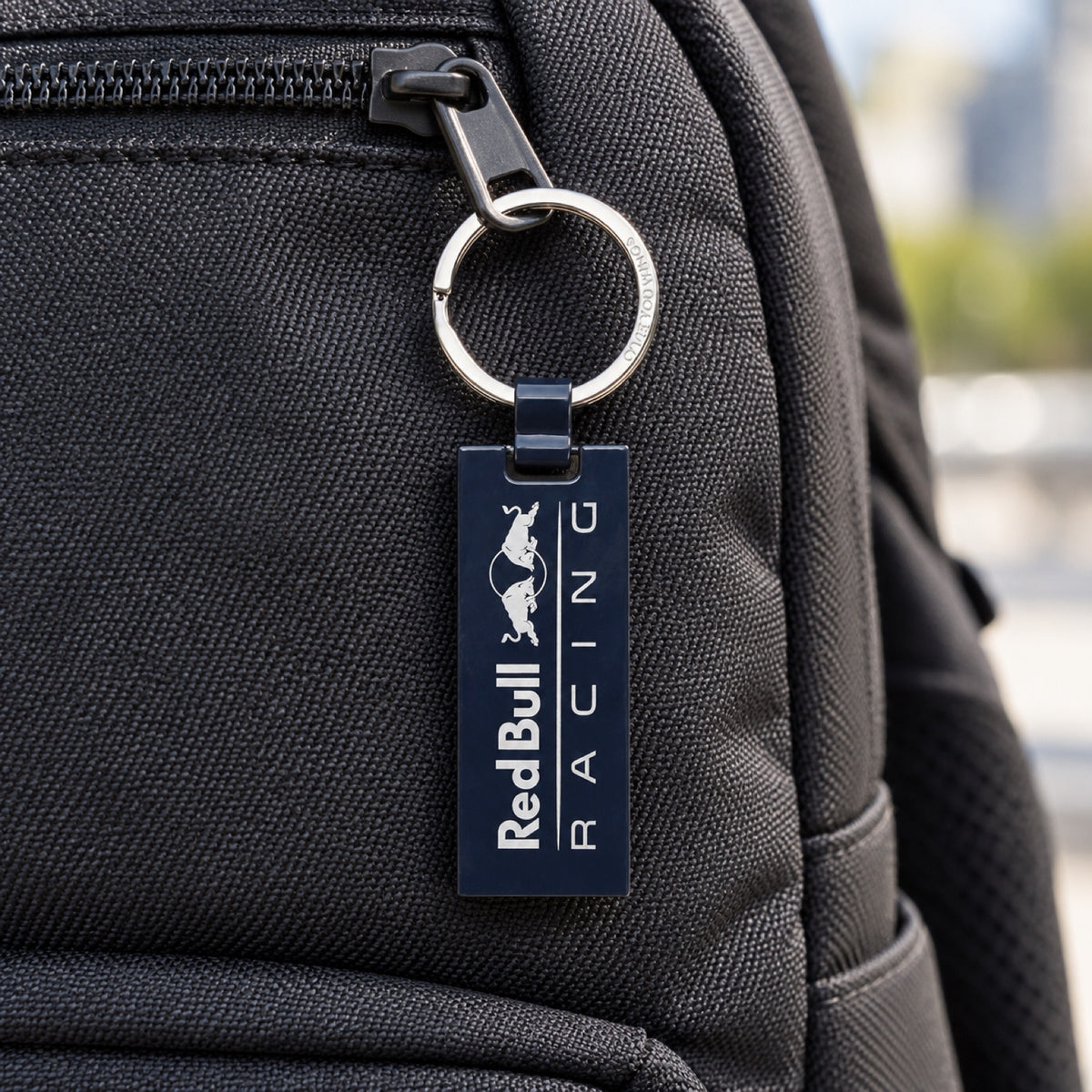 Red Bull Racing F1 Metal Keyring – Navy Blue – illustrative photo (AI)