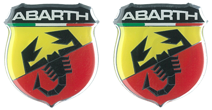 Naklejki Abarth 3D