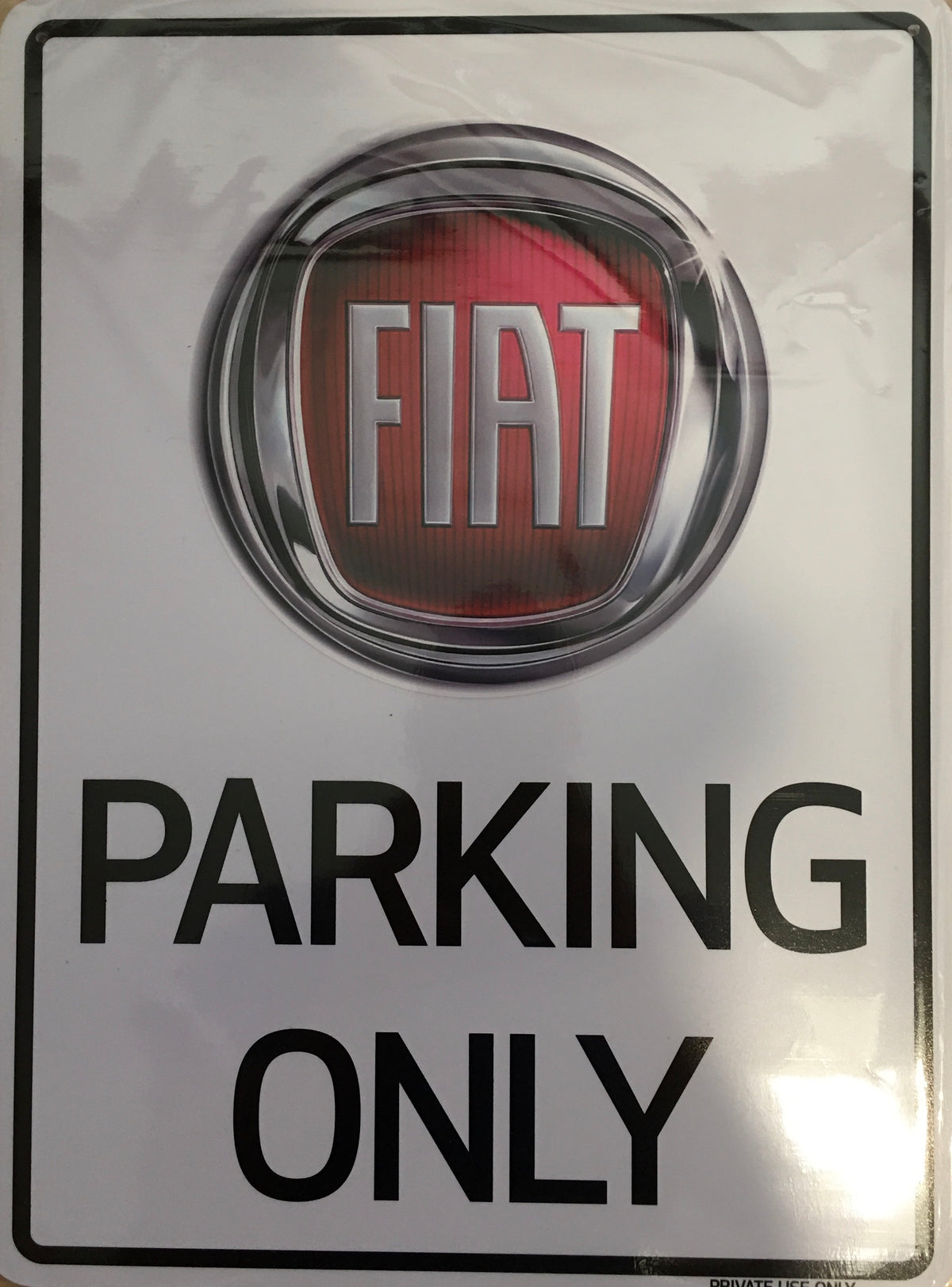 Tabliczka Fiat PARKING ONLY