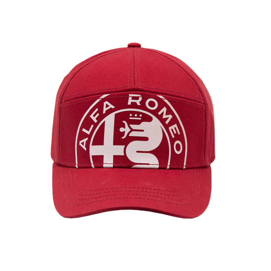 Alfa Romeo cap with large logo red