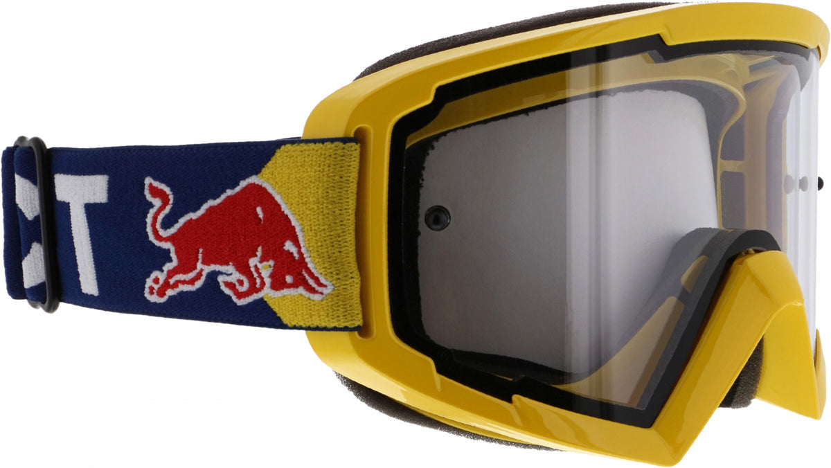 Gogle motocrossowe Red Bull Spect WHIP żółte z przezroczystą szybą
