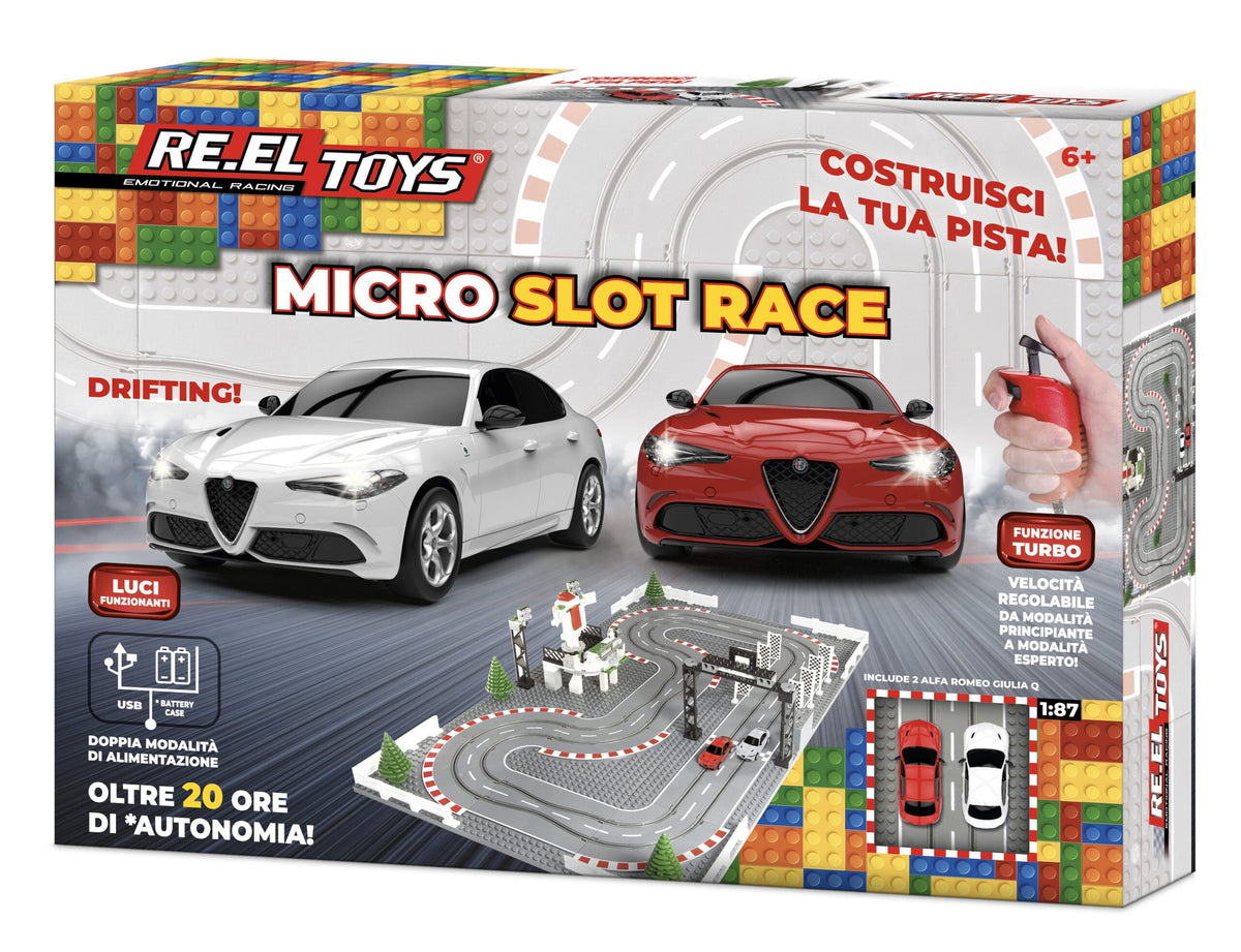 Mini tor wyścigowy Micro Slot Race Alfa Romeo 1:87