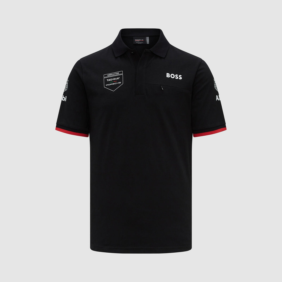 Porsche Motorsport team polo shirt Formula E, black