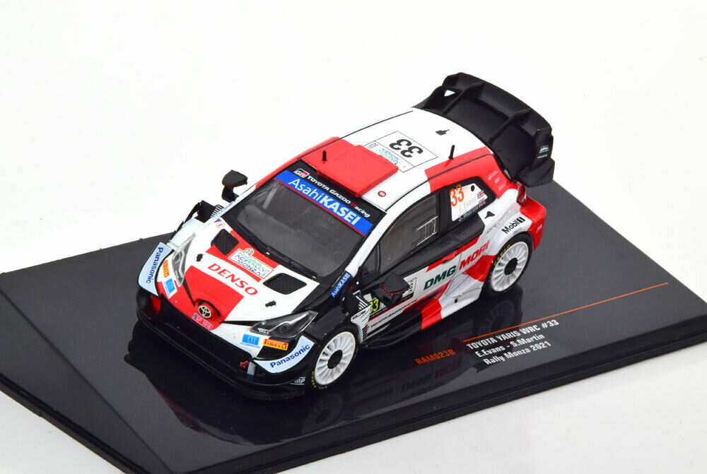 Model IXO Toyota Yaris WRC #33 1:43 – Rally Monza 2021, Evans/Martin