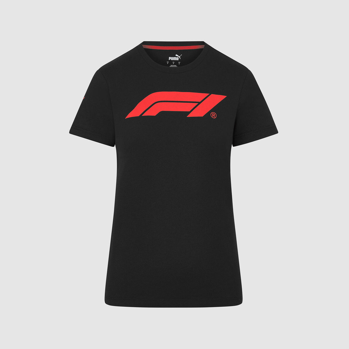 Damska koszulka casual Formuła 1 czarna - Puma