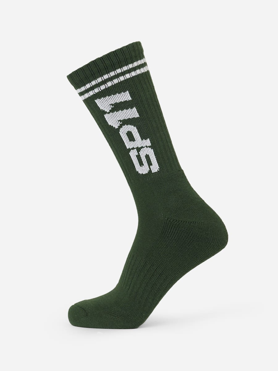 Sergio Perez sports socks - Red Bull Racing F1, green