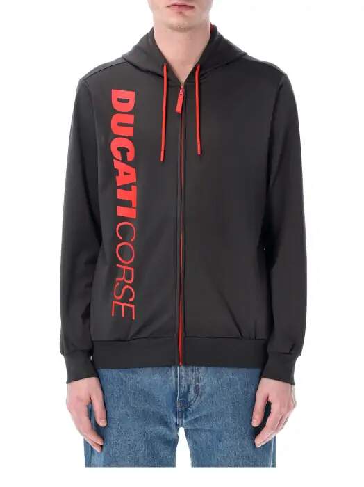 Bluza kibica Ducati Corse ciemnoszara z logo