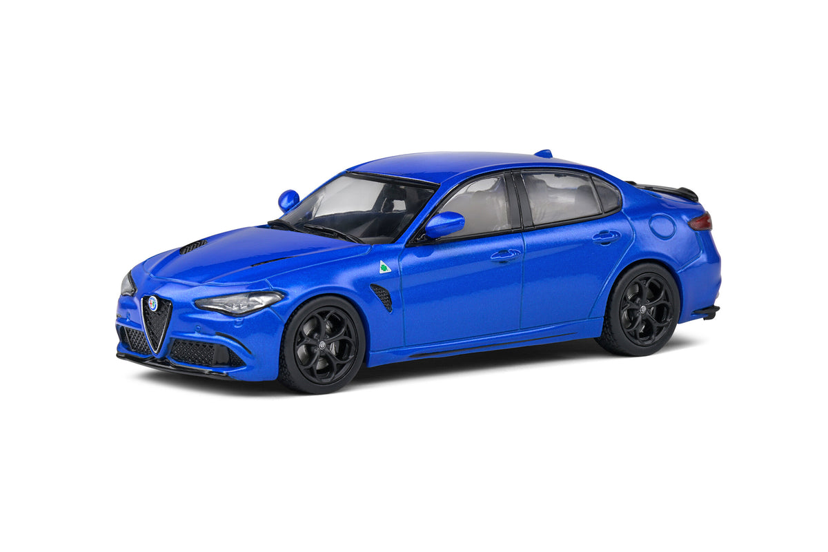 Model Solido Alfa Romeo Giulia Quadrifoglio 1:43 niebieski