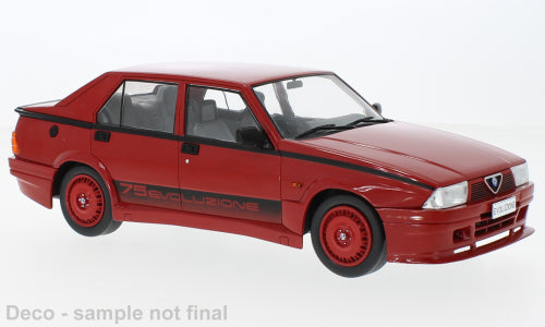 Alfa Romeo 75 Turbo Evoluzione model red