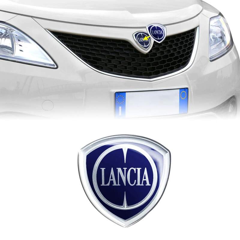 Naklejka Lancia 3D LOGO na przednią maskę