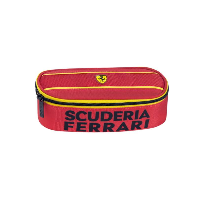 Piórnik szkolny Scuderia Ferrari czerwony z logo