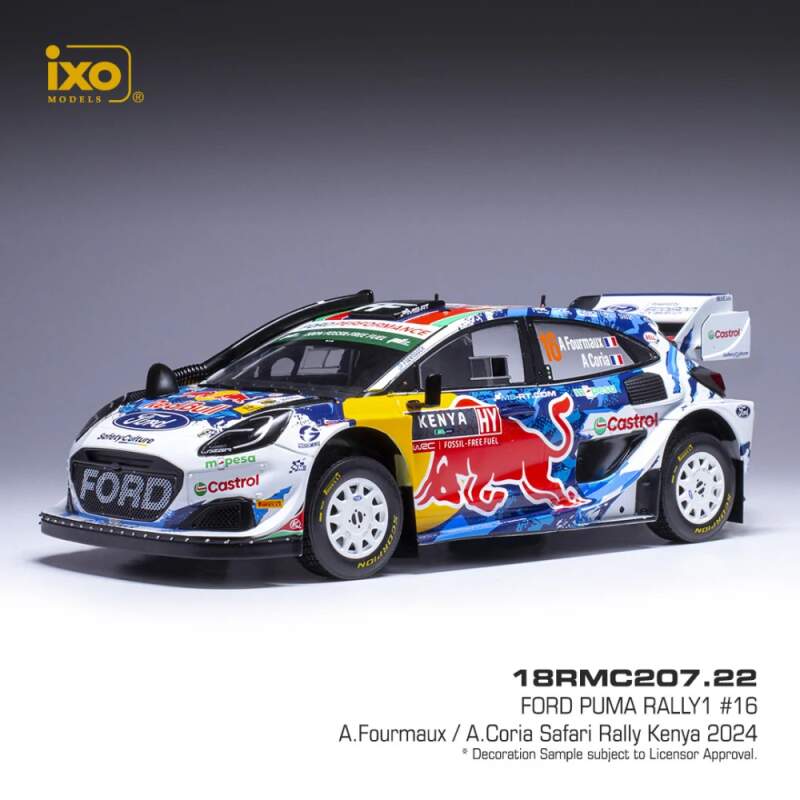 Model IXO Ford Puma Rally 1, WRC, Safari Rally Kenya, 2024, #16