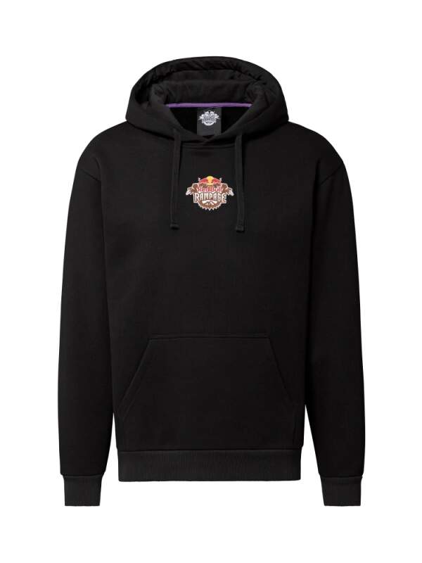 Bluza casual z kapturem Red Bull Rampage FREERIDE czarna