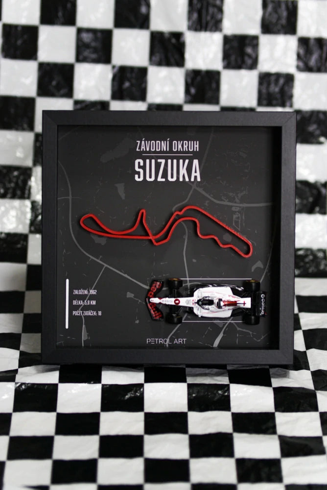 Petrol Art 3D Picture – Max Verstappen, Suzuka