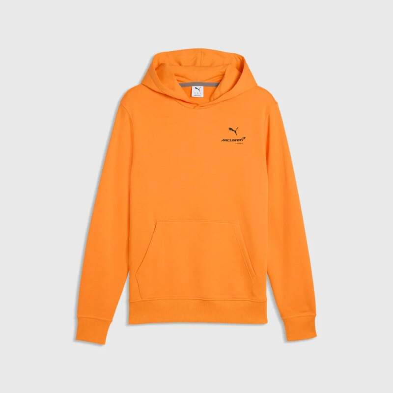 Bluza z kapturem McLaren F1 pomarańczowa z logo Puma - edycja casual