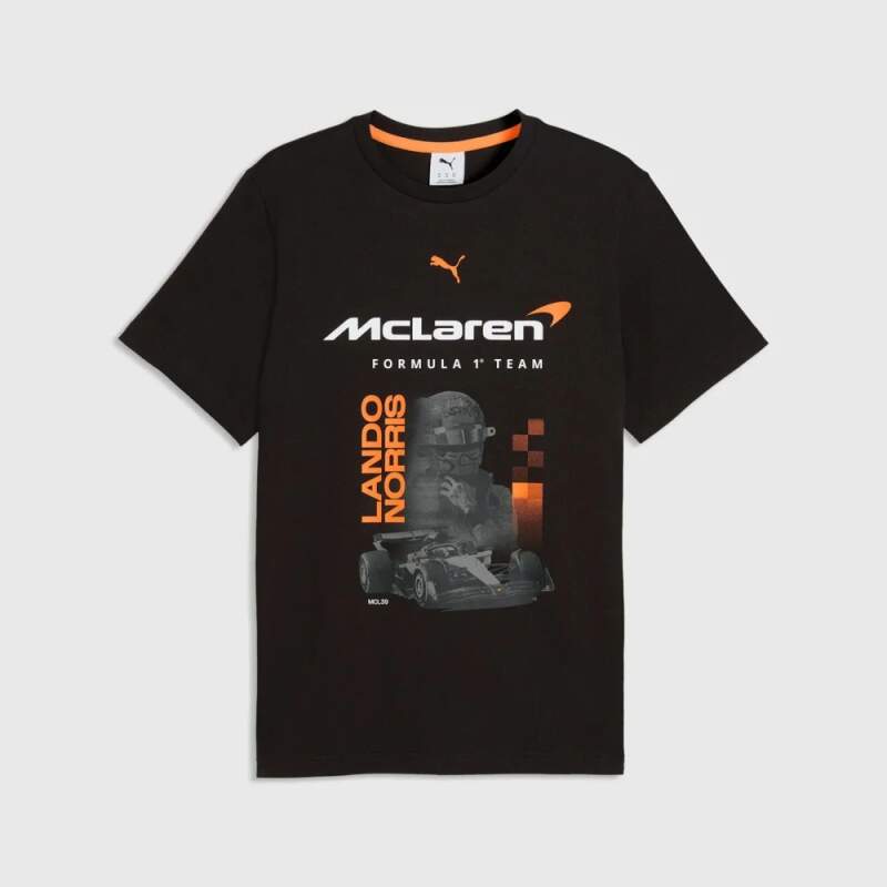 Koszulka Lando Norris - McLaren F1 czarna - edycja kibica