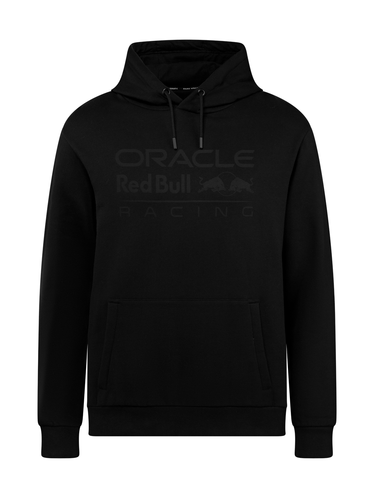 Bluza z kapturem Oracle Red Bull Racing edycja TONAL czarna z logo