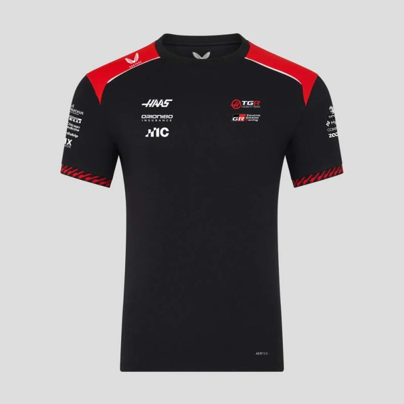 Koszulka Haas F1 Team z logo sponsorów - edycja zespołowa