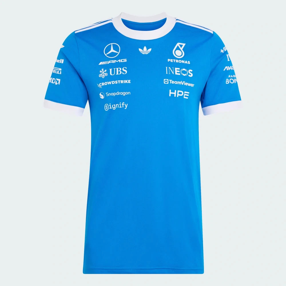 Koszulka Mercedes-AMG Petronas F1 Team – edycja Silverstone 2026, niebieska