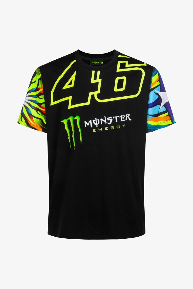 Koszulka VR46 Valentino Rossi Monster Energy Dual – czarna