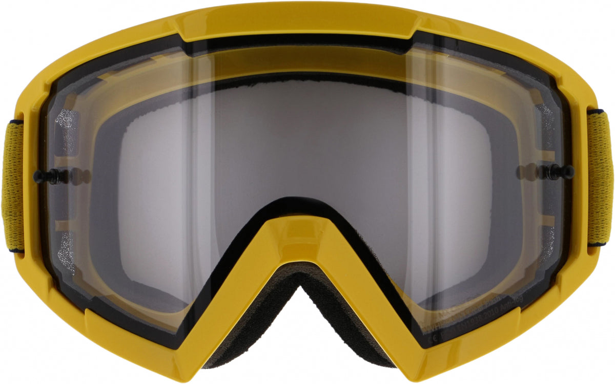 Gogle motocrossowe Red Bull Spect WHIP żółte z przezroczystą szybą