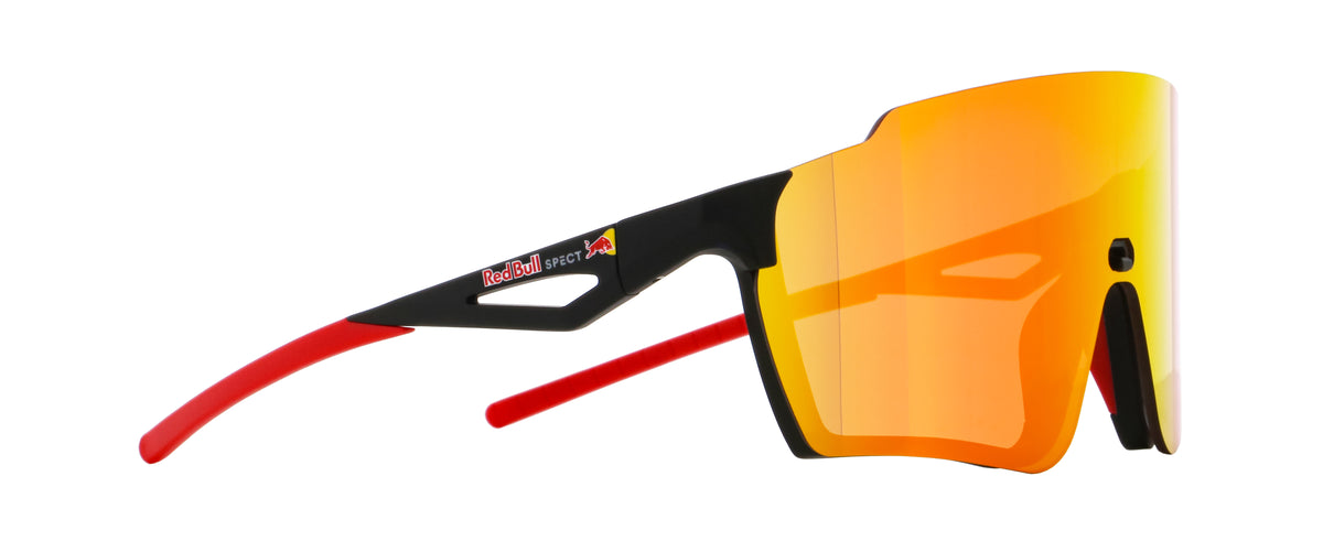 Okulary przeciwsłoneczne Red Bull Spect STUN czarne z brązową soczewką