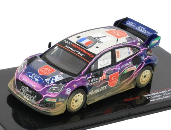 Model Ford Puma Rally1, No.7, Rallye WM, Rally Acropolis, Dirty Version, P.-L. Loubet/V.Landais, 2022