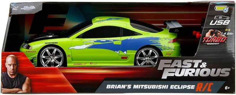 Fast & Furious remote-controlled Mitsubishi Eclipse model
