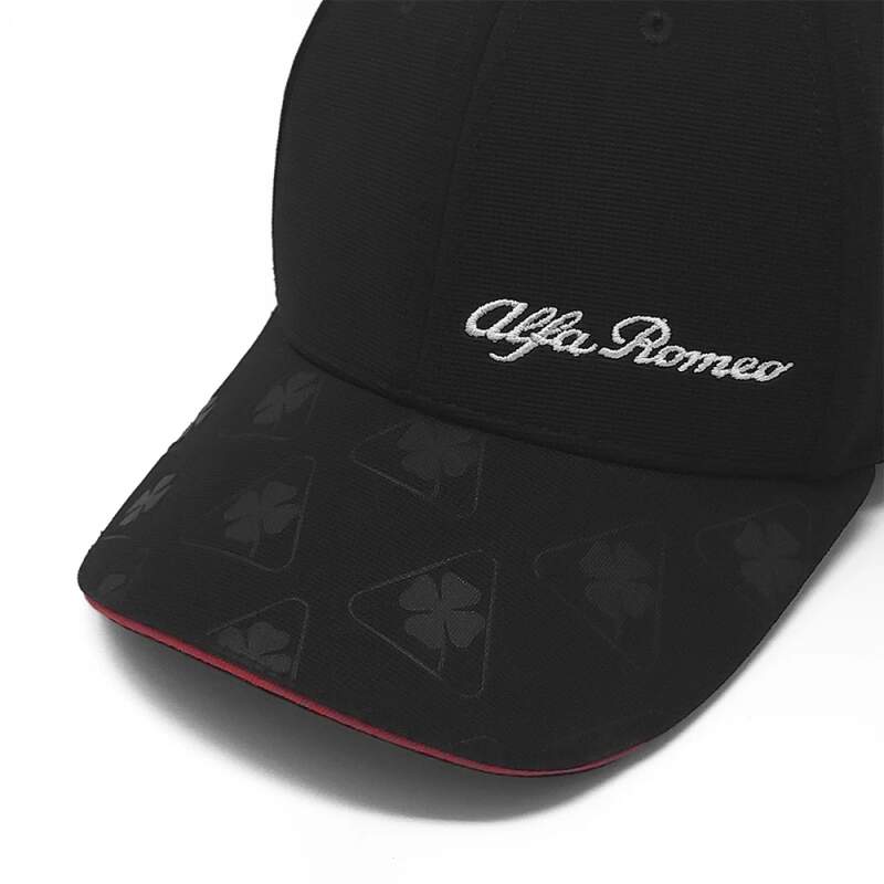 Siateczkowa czapka z daszkiem Alfa Romeo Elite casual czarna