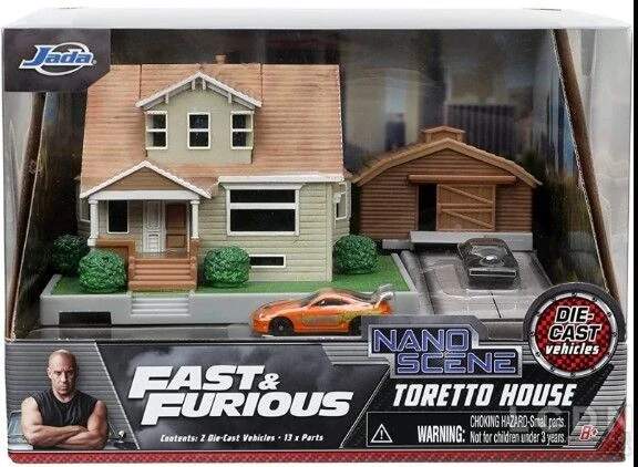 Diorama - Szybcy i wściekli Toyota Supra - Dodge Charger