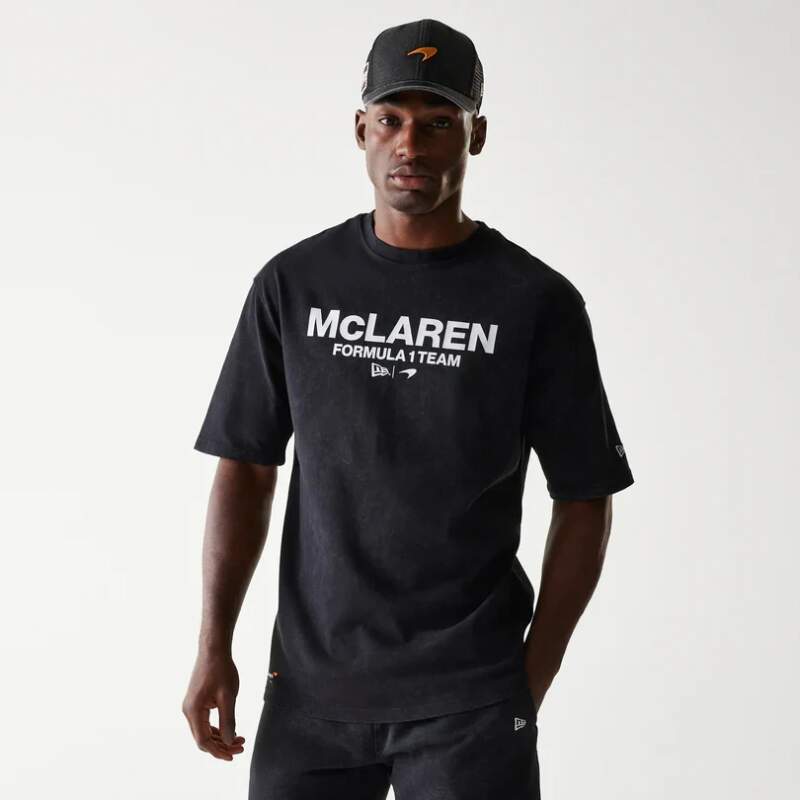 Koszulka casual McLaren F1 NE wordmark czarna