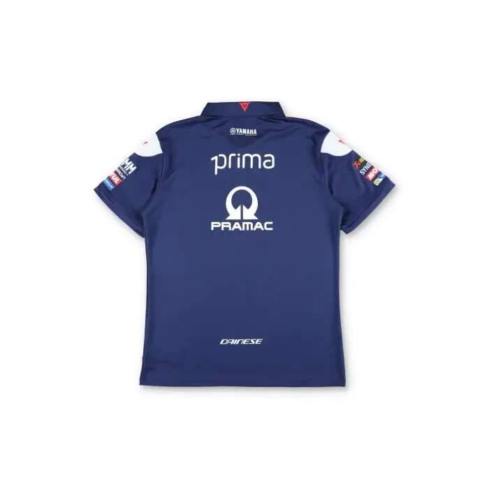 Yamaha Pramac team polo shirt with sponsor logos