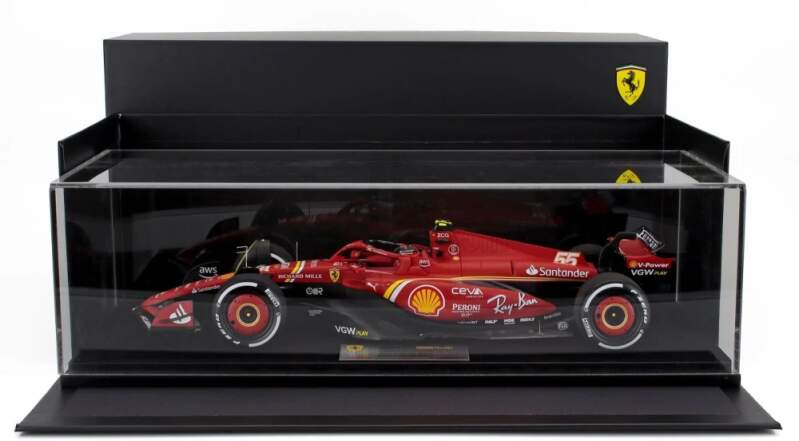 Model LookSmart Scuderia Ferrari SF-24 C. Sainz zwycięzca GP Australii 2024 1:18
