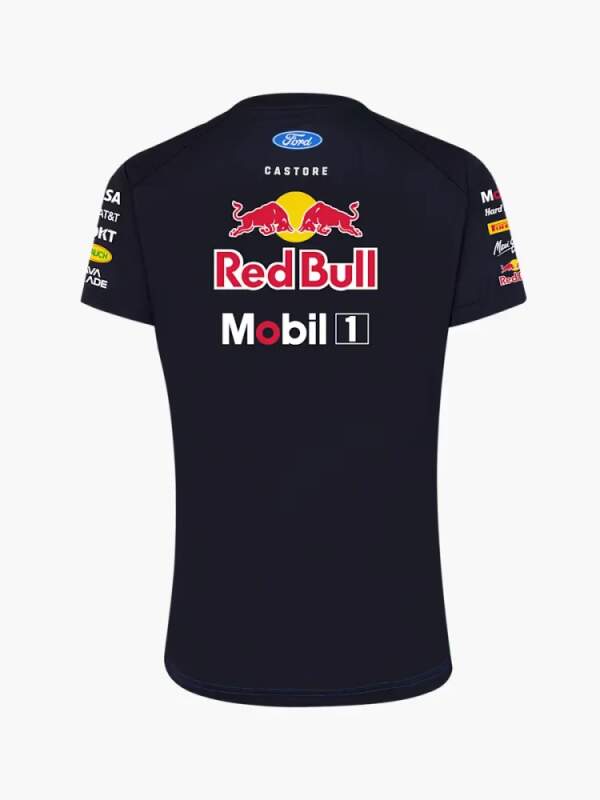 Oracle Red Bull Racing women's T-shirt with sponsor logos - team edition
