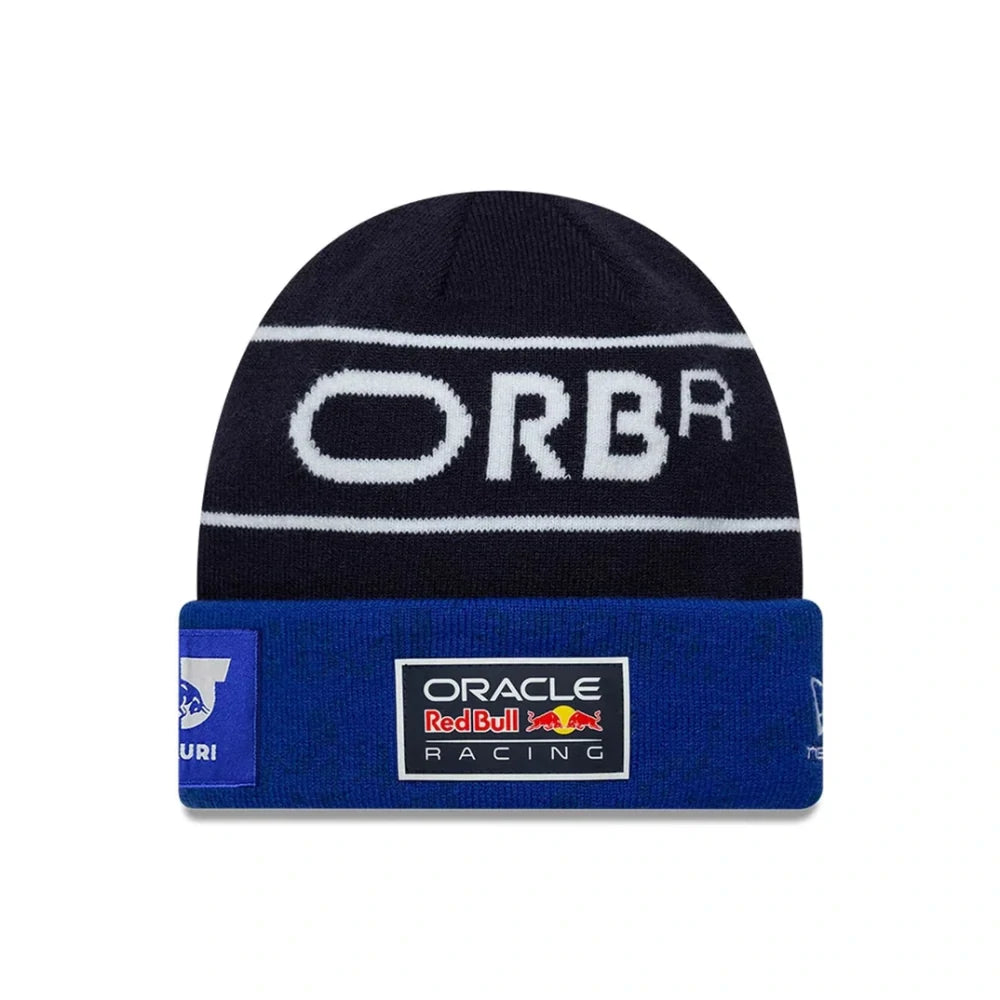 Czapka zimowa Oracle Red Bull Racing Max Verstappen #3 – granatowo-niebieska
