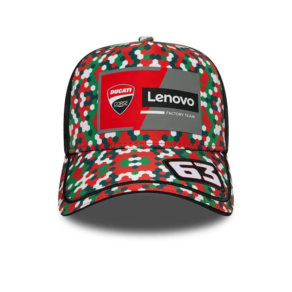 Czapka z daszkiem Ducati Lenovo Team Pecco Bagnaia #63 – edycja Mugello 2026