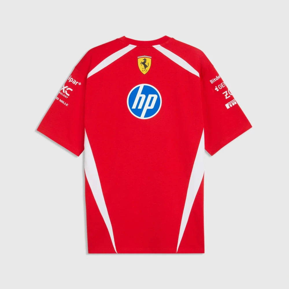 Scuderia Ferrari F1 x Puma Charles Leclerc #16 Driver T-Shirt – Red, Oversized