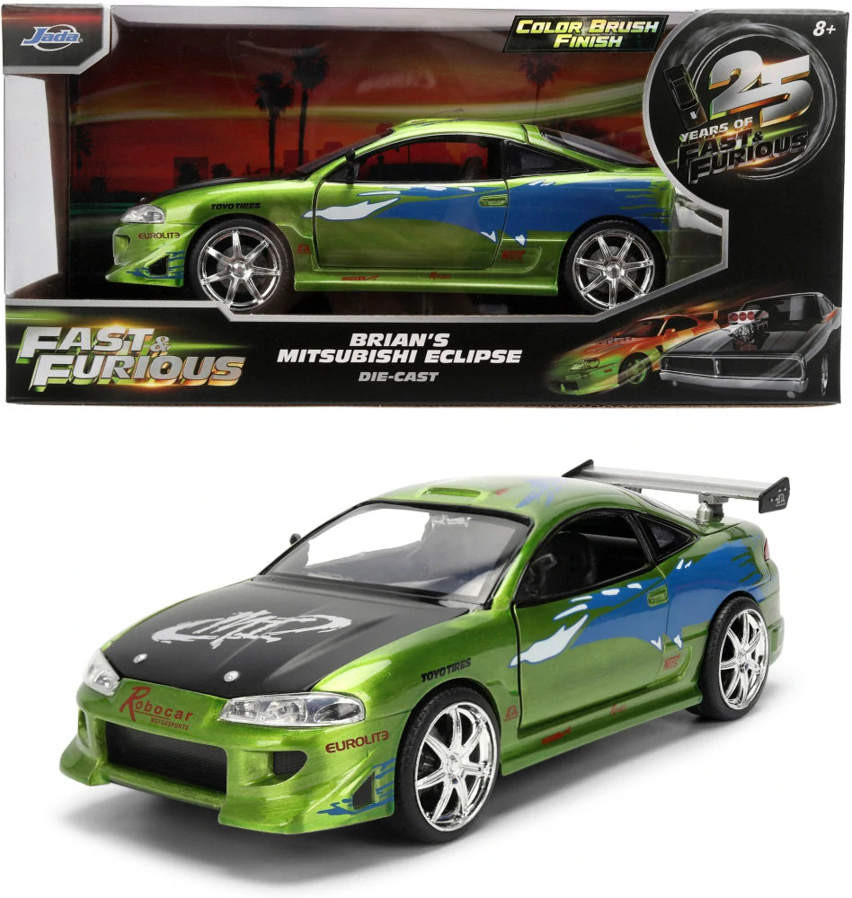 Jada Fast & Furious Brian's Mitsubishi Eclipse Model 1:24 – 25th Anniversary Edition